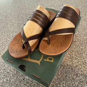 B.o.c brown leather sandals